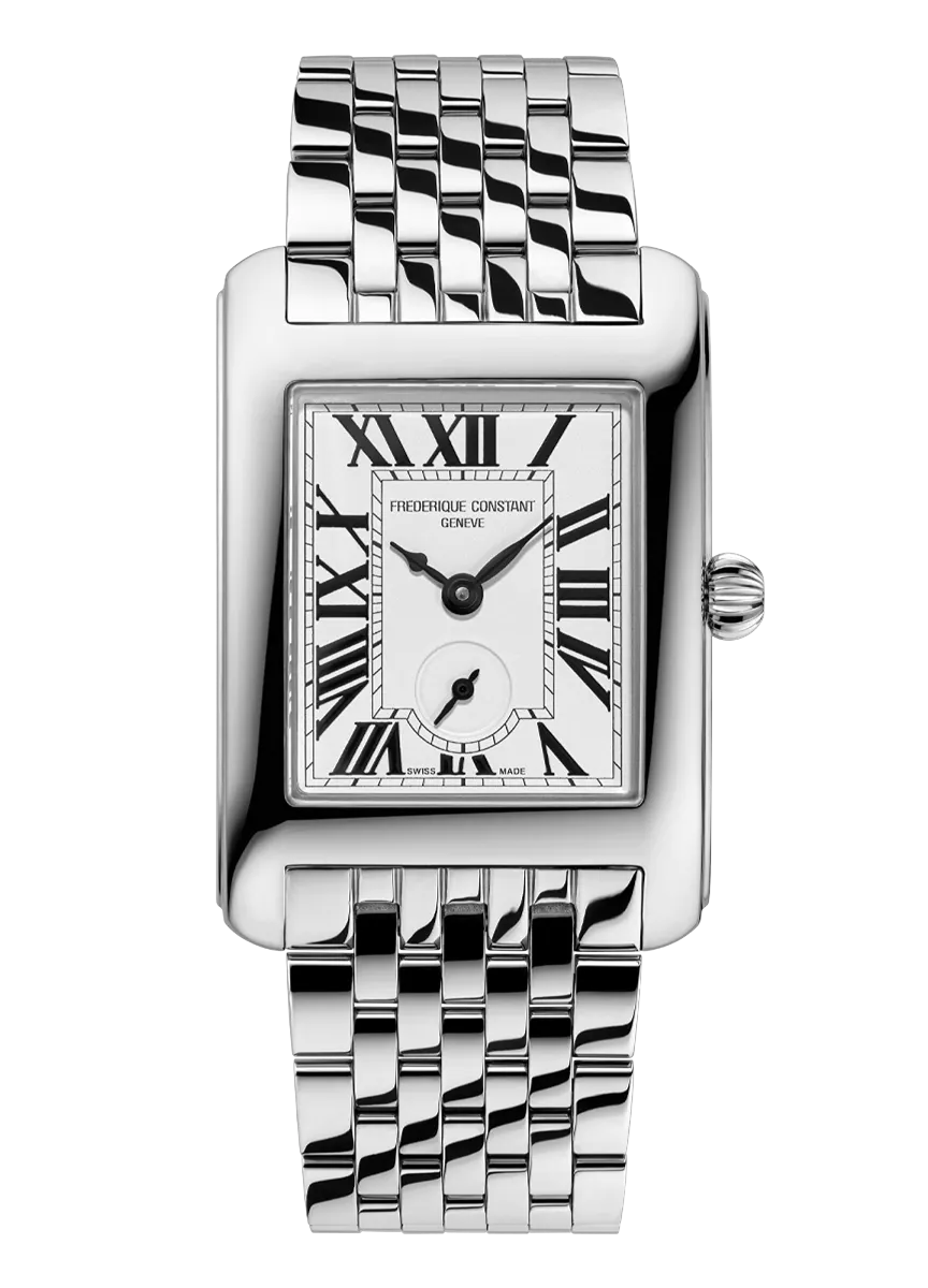 Classics Carrée Small Seconds Watch FC-235S2C6B | Frederique Constant